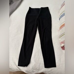 LOFT Size 4 High Waist Skinny Crop Black Pants